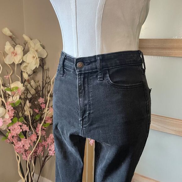 Hollister High Rise Super Skinny Black Denim Jeans Womens Size 1S W25xL28 - Picture 6 of 12